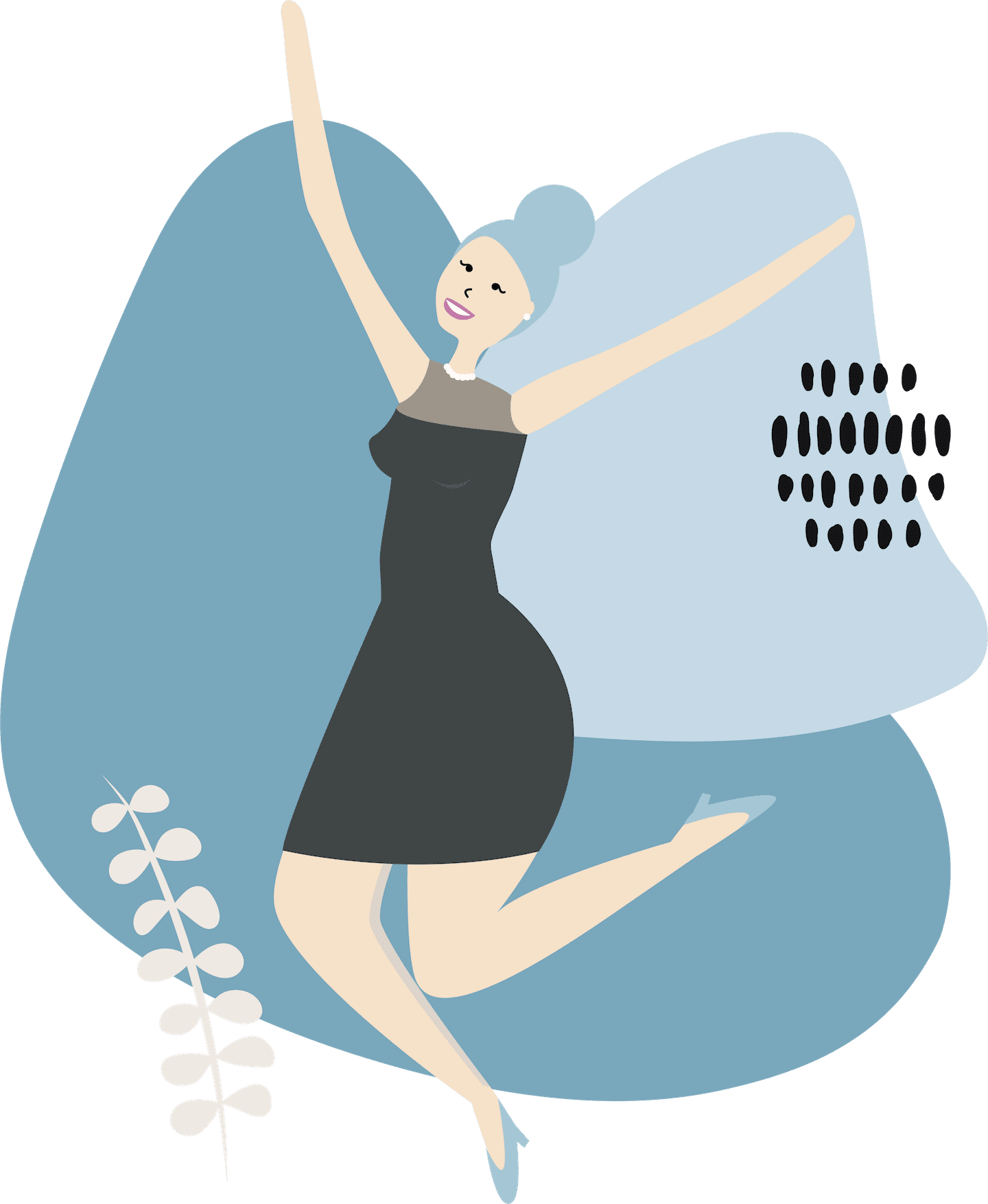 Femme Motion Illustration - Frauen Fitness in Villach - Wir sind SVA Gesundheitspartner - bei uns kann der SVA Gesundheitshunderter für fitte und gesunde Unternehmerinnen eingelöst werden